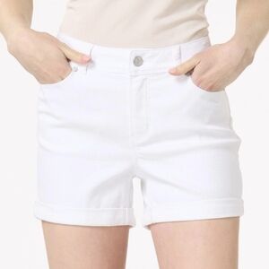 Women's White Jean Shorts